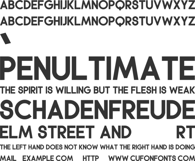 Brealuxe font preview