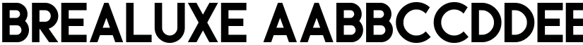 Brealuxe font