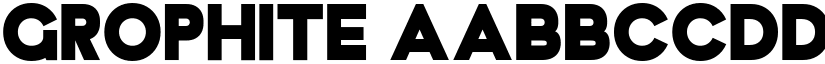 Grophite font