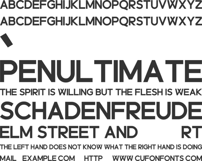 Lotsum font preview
