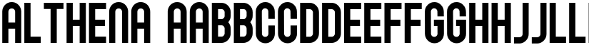 Althena font