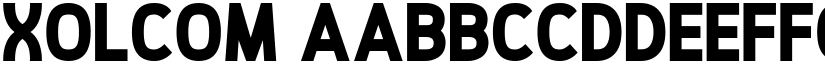 Xolcom font
