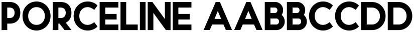 Porceline font