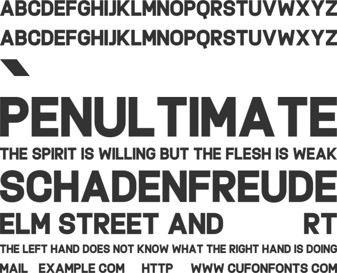 Hopeless font preview