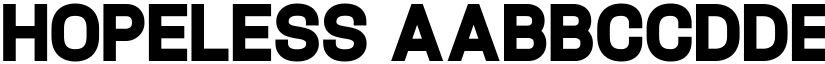 Hopeless font