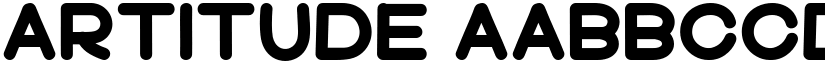 Artitude font