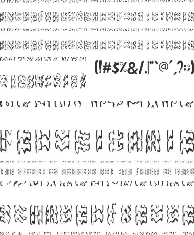 Novox Stacked Monogram font preview