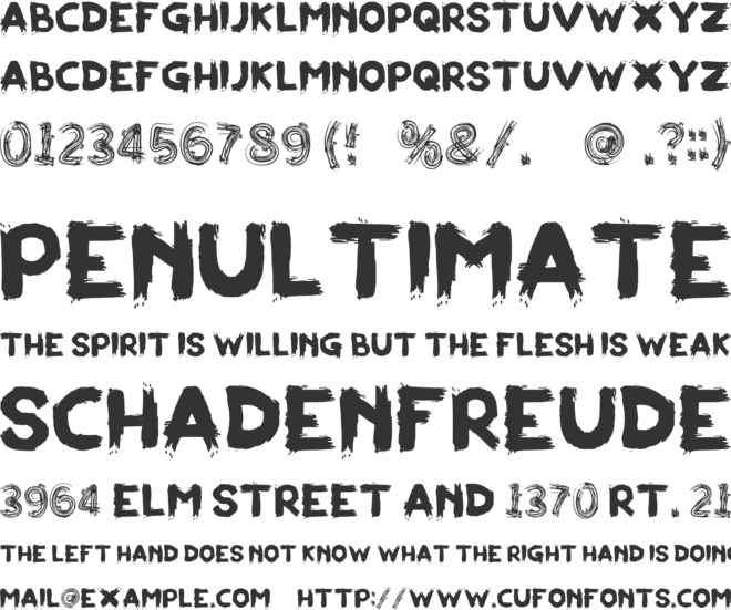 Magic Brush font preview