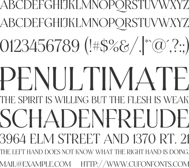 Surroundski PERSONAL use font preview