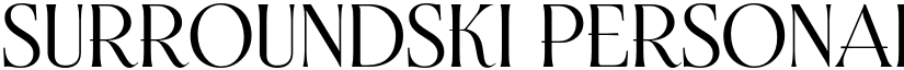 Surroundski PERSONAL use font