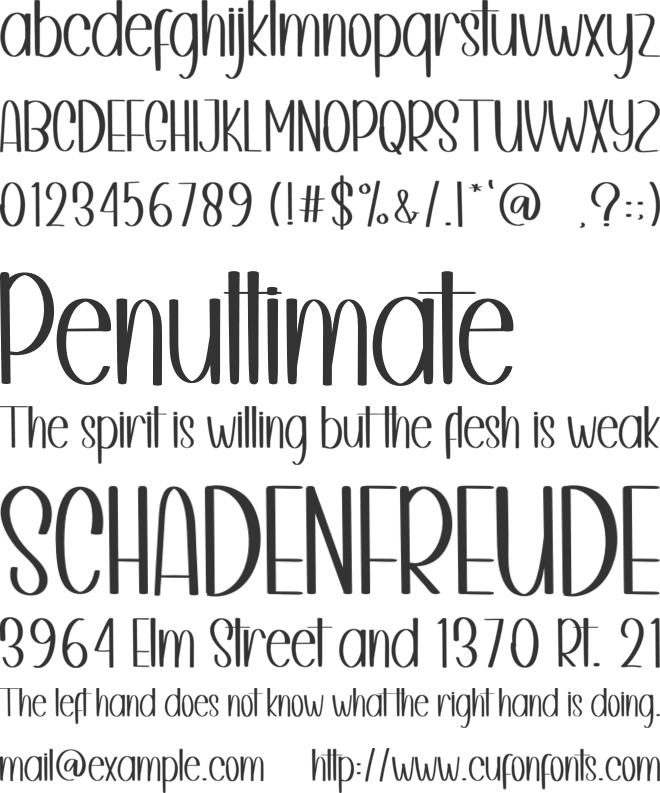 Thinking About font preview