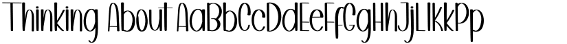 Thinking About font