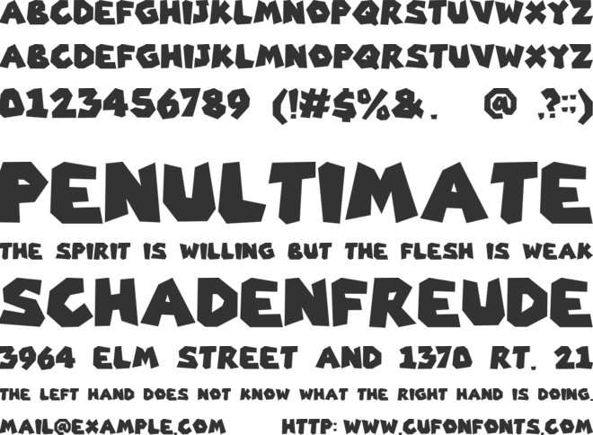 SUPERMABROZ font preview