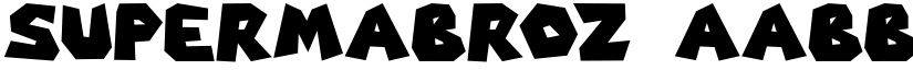 SUPERMABROZ font