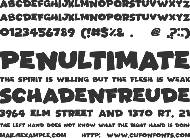 SUPERFUNKY font preview