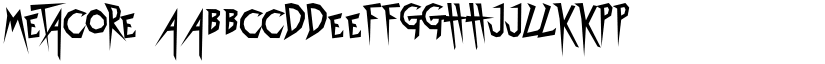 METACORE font