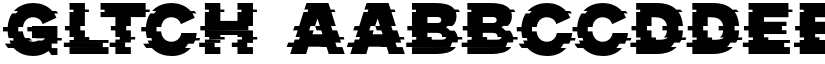 GLTCH font