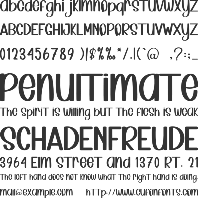 CowGirl font preview