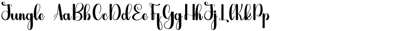 Jungle font