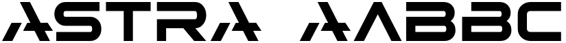 ASTRA font