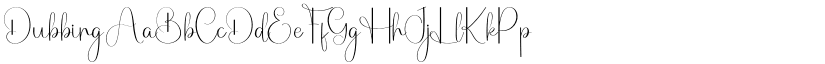 Dubbing font