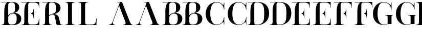 beril font
