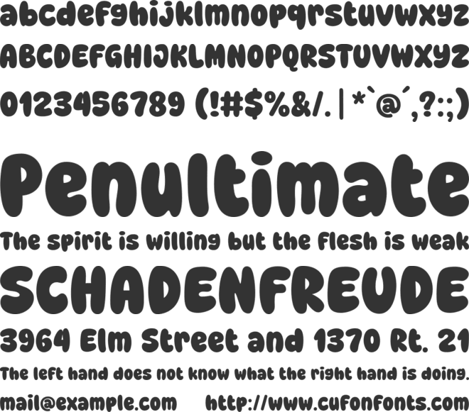 Super Magical font preview