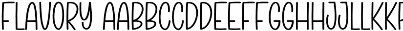 Flavory font