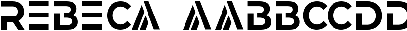REBECA font