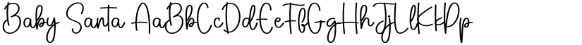 Baby Santa font