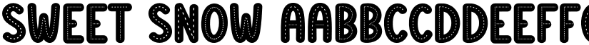 Sweet Snow font