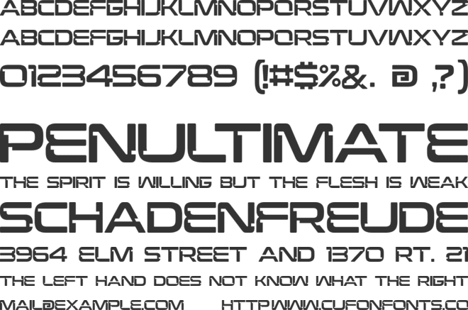 NAUTICA font preview