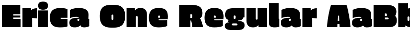 Erica One Regular font