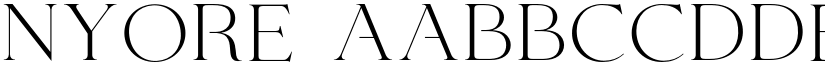 NYORE font