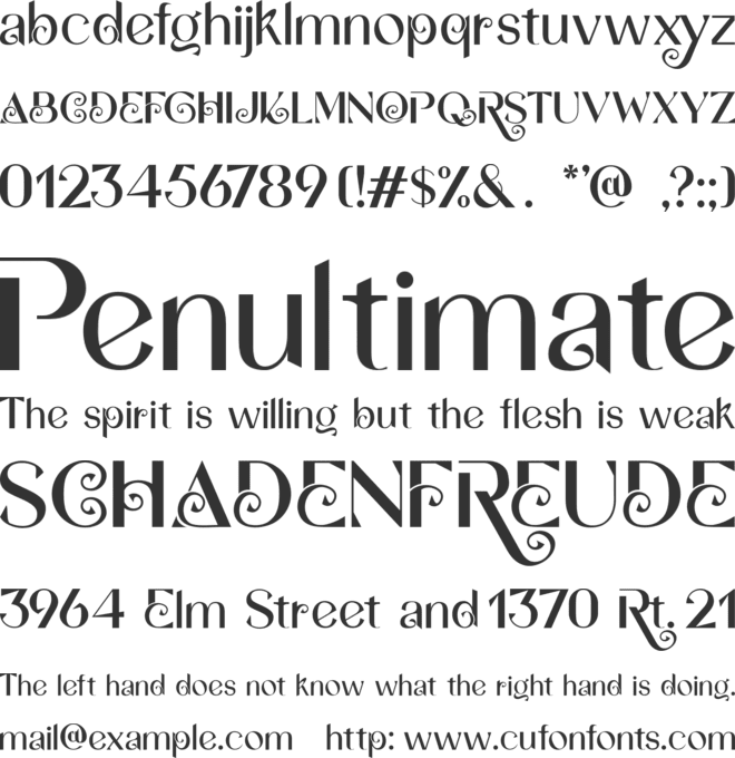 Bugaeil font preview