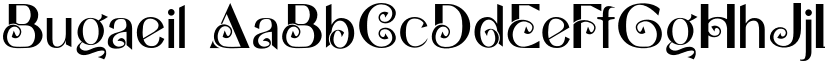Bugaeil font