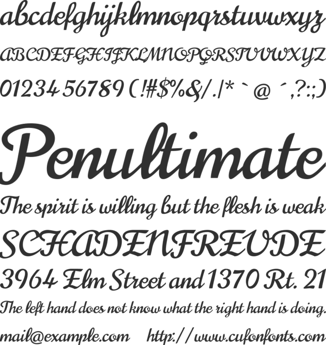 Norican font preview