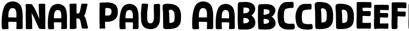 Anak Paud font