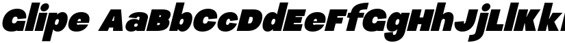 Glipe font