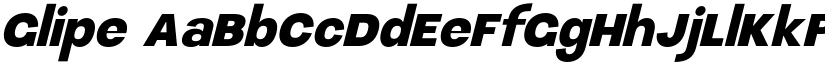 Glipe font