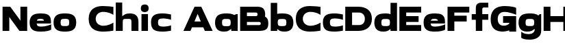 Neo Chic font