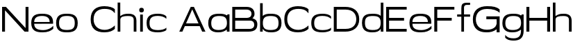 Neo Chic font
