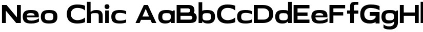 Neo Chic font
