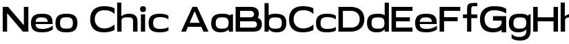 Neo Chic font