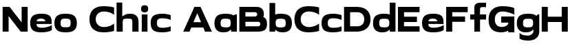 Neo Chic font