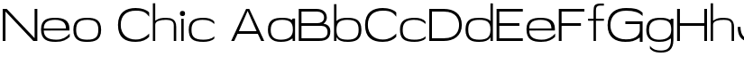 Neo Chic font