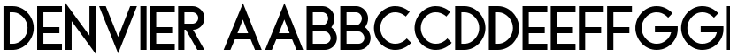 Denvier font