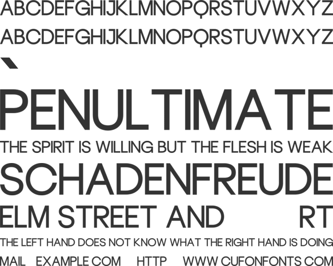 Handschrift font preview