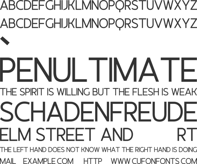 Nevograha font preview