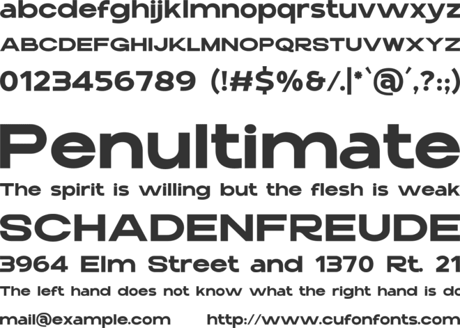 SCRIB SANS font preview